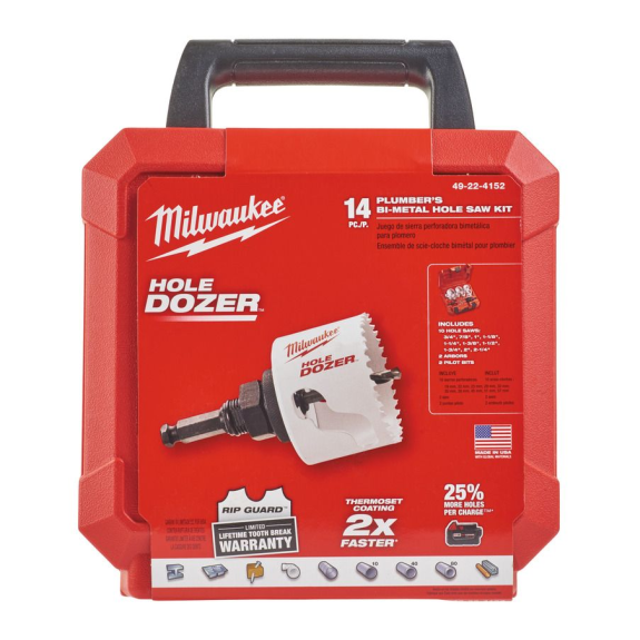 Juegos de coronas Hole Dozer - Hole Dozer holesaw set - 14pc-Leer más
