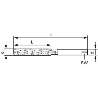 Handreibahle DIN 206 B HSS 5,5mm-Beschreibung lesen