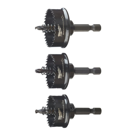 Embouts à percussion SHOCKWAVE - Jeu de scies cloches Shockwave 22 / 29 / 35 mm-Beschreibung lesen