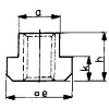 Nutenstein DIN 508 M8x10 mm Nutenstein DIN 508 M8x10 mm