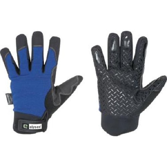 Gants d'hiver Congélateur, taille. 10, noir/bleu-Lire la description
