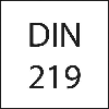 Aufsteckreibahle DIN 219 B HSSE 25,0mm