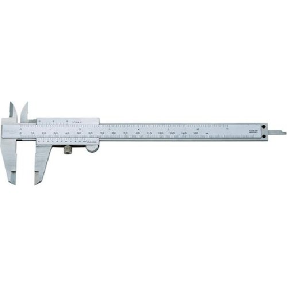 Präzisions-Taschenmessschieber Parallaxfrei 150mm Feststellschraube-Beschreibung lesen