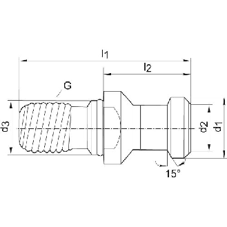 Anzugsbolzen DIN 69872 A SK50-M24 I.K-Beschreibung lesen