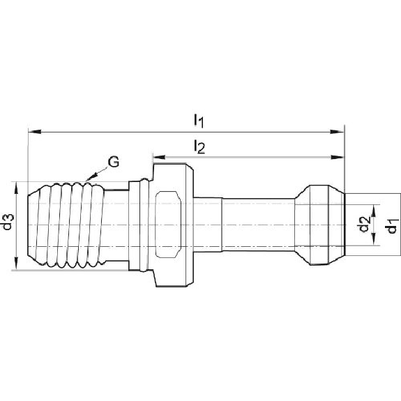 Anzugsbolzen JISB6339 BT40 45 Grad-Beschreibung lesen