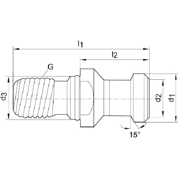 Anzugsbolzen DIN 69872 B SK40-M16-Beschreibung lesen
