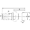Anzugsbolzen DIN 69872 B SK40-M16