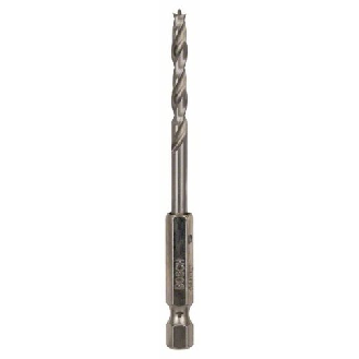 Holzspiralbohrer mit 1/4"-Sechskantschaft, 4 x 43 x 88 mm-Beschreibung lesen
