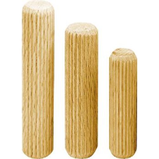 Langholzdübel, Buche geriffelt, 10 x 40 mm-Beschreibung lesen