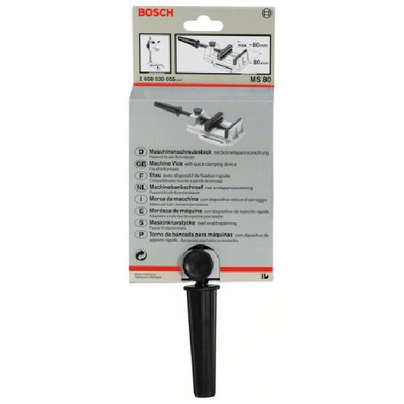 Maschinenschraubstock MS 80, 95 mm, 80 mm, 80 mm-Beschreibung lesen