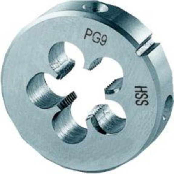Schneideisen DIN 40434 HSS PG 9 Schneideisen DIN 40434 HSS PG 9-Beschreibung lesen