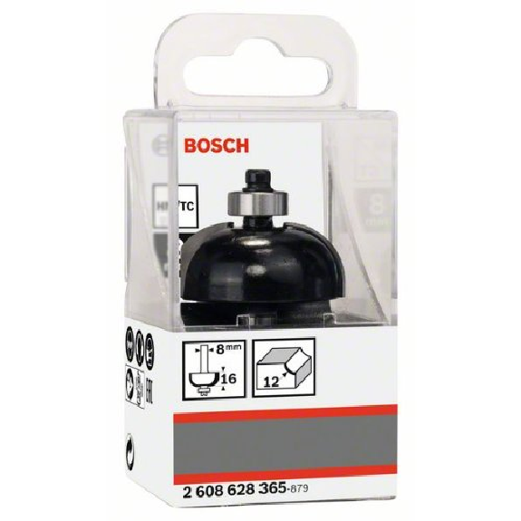 Hohlkehlfräser, 8 mm, R1 12 mm, D 36,7 mm, L 16 mm, G 58 mm Hohlkehlfräser, 8 mm, R1 12 mm, D 36,7 mm, L 16 mm, G 58 mm-Beschreibung lesen