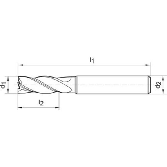 VHM Schaftfräser WN K TiALN 4,0mm D6mm HB Z4 VHM Schaftfräser WN K TiALN 4,0mm D6mm HB Z4-Beschreibung lesen