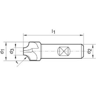 Konkavfräser DIN 6518 B HSSCo8  12,0mm-Beschreibung lesen