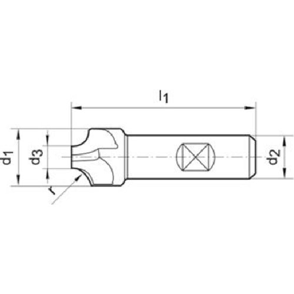 Konkavfräser DIN 6518 B HSSCo8 2,5mm Konkavfräser DIN 6518 B HSSCo8 2,5mm-Beschreibung lesen