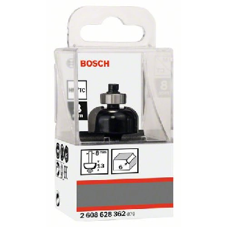 Hohlkehlfräser, 8 mm, R1 6 mm, D 24,7 mm, L 13 mm, G 53 mm-Beschreibung lesen