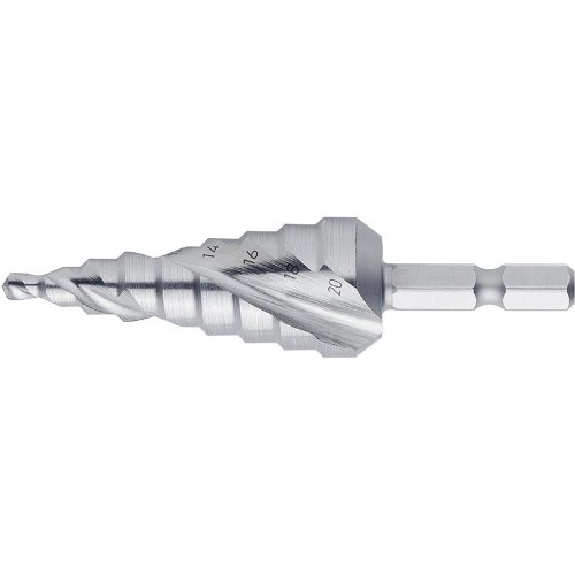 Universal-Stufenbohrer Bit HSS 6 -30,00mm Universal-Stufenbohrer Bit HSS 6 -30,00mm-Beschreibung lesen