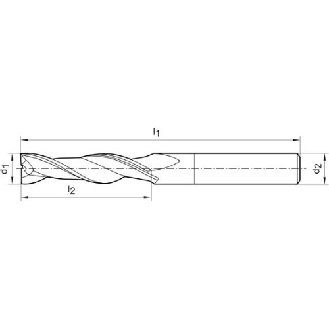 Schaftfräser WN VHM 6,0mm extra lang HB Z 2-Beschreibung lesen