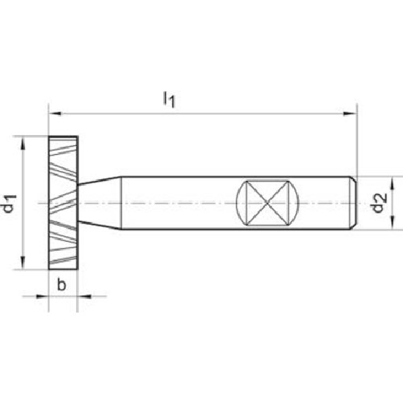 Schlitzfräser DIN 850 D K HSSCo528,5x10,0mm Schlitzfräser DIN 850 D K HSSCo528,5x10,0mm-Beschreibung lesen