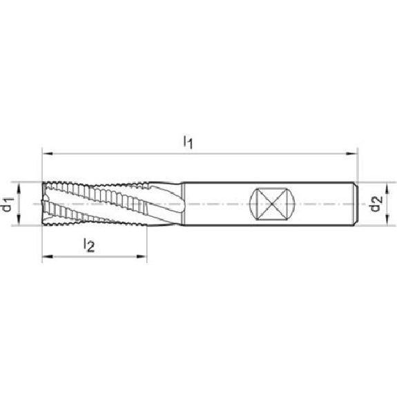 Schruppfräser DIN 6527 VHM TiAlN 6,0mm Z 3 HR-Beschreibung lesen