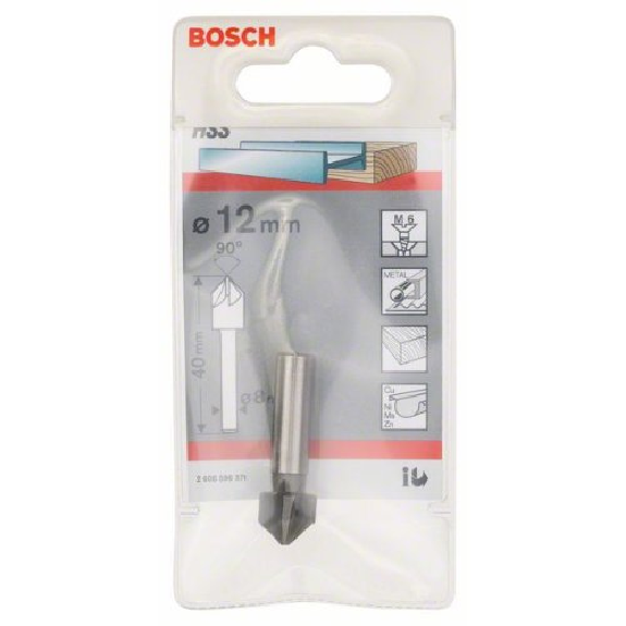 Kegelsenker, 12,0 mm, M 6, 40 mm, 8 mm Kegelsenker, 12,0 mm, M 6, 40 mm, 8 mm-Beschreibung lesen