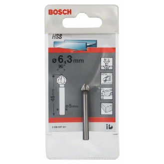 Kegelsenker, 6,3, M 3, 45 mm, 5 mm-Beschreibung lesen