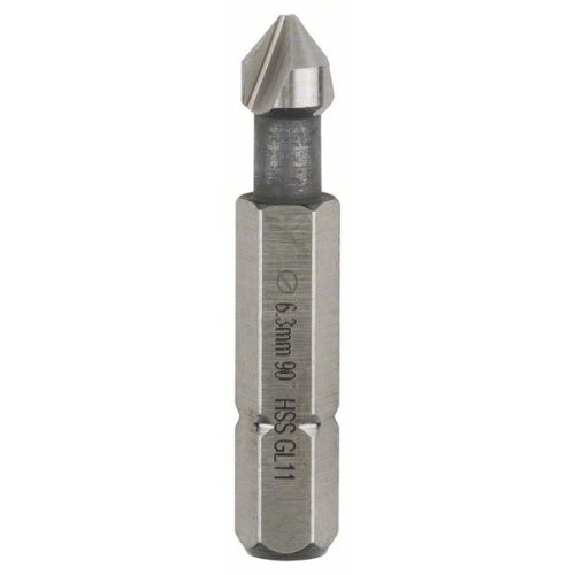 Kegelsenker, 6,3, M 3, 31 mm, 1/4" Kegelsenker, 6,3, M 3, 31 mm, 1/4"-Beschreibung lesen