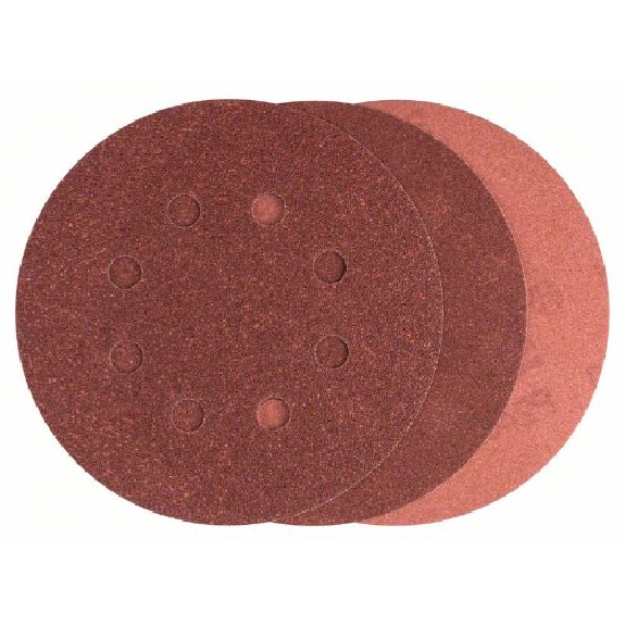 Jeu de feuilles abrasives pour ponceuses excentriques, 25 pièces, 8 trous, 115 mm, 80 - 240-Lire la description