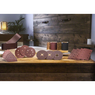 Schleifblatt-Set für Exzenterschleifer, 25-teilig, 8 Löcher, 125 mm, 80 - 240-Beschreibung lesen