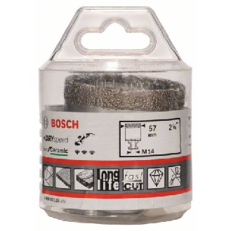 Diamanttrockenbohrer Dry Speed Best for Ceramic, 57 x 35 mm-Beschreibung lesen