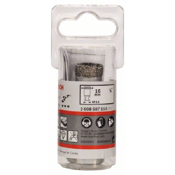 Diamanttrockenbohrer Dry Speed Best for Ceramic, 16 x 30 mm-Beschreibung lesen