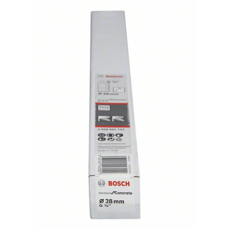 Diamantbohrkrone Standard for Concrete G 1/2", 28 mm, 300 mm, 3, 10 mm-Beschreibung lesen