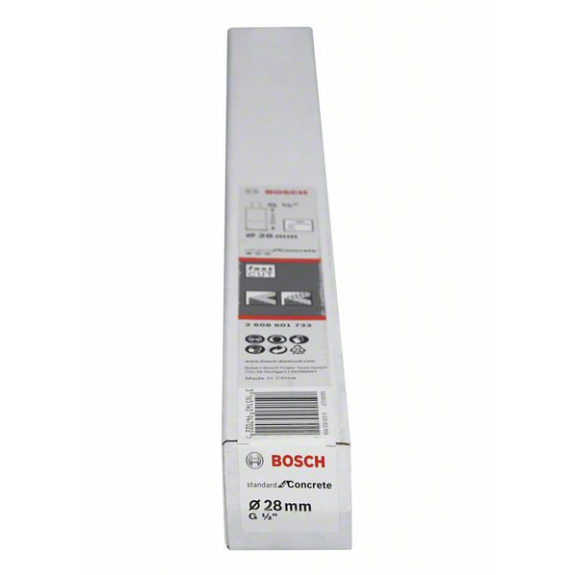 Diamantbohrkrone Standard for Concrete G 1/2", 28 mm, 300 mm, 3, 10 mm-Beschreibung lesen