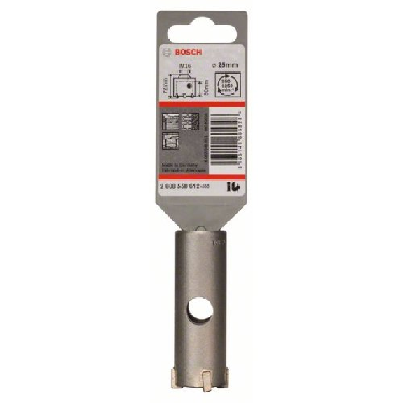 Hohlbohrkrone SDS-plus-9, 25 mm, 50 mm, 72 mm, 4 Hohlbohrkrone SDS-plus-9, 25 mm, 50 mm, 72 mm, 4-Beschreibung lesen