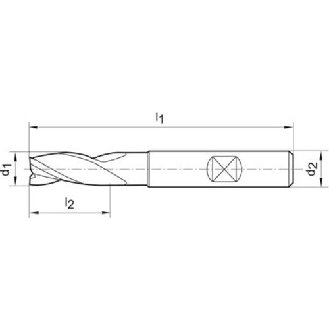 Schaftfräser DIN 6527 L VHM TiAlN 14,0mm HB Z 3-Beschreibung lesen