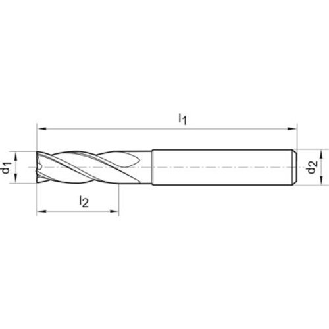 Schaftfräser DIN 6527 L VHM TiALN 14,0mm HB Z 4-Beschreibung lesen