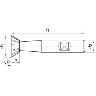 Winkelfäser DIN 1833 C HSSCo5 45 Grad 32mm-Beschreibung lesen