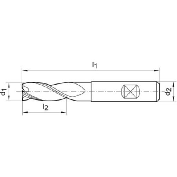 Schaftfräser DIN 6527 L VHM 6,0mm HA Z 3 Schaftfräser DIN 6527 L VHM 6,0mm HA Z 3-Beschreibung lesen