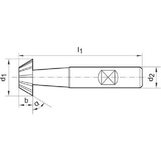 Winkelfäser DIN 1833 D HSSCo5 60 Grad 32mm-Beschreibung lesen