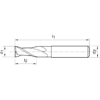Schaftfräser DIN 6527 L VHM 2,8mm HA Z 2-Beschreibung lesen