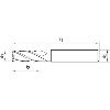 Schaftfräser DIN 6527 L VHM TiALN 3,0mm HB Z 4 Schaftfräser DIN 6527 L VHM TiALN 3,0mm HB Z 4