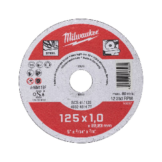 Discos finos para corte de metal Contractor - SCS 41 / 125 x 1 x 22 mm Contractor series - 50 pcs-Leer más