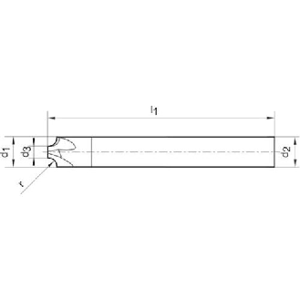 Viertelkreisfräser VHM TiALNR 3,0mm-Beschreibung lesen
