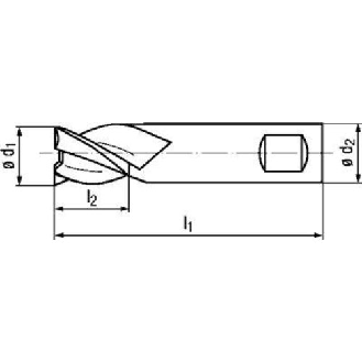 Mehrzweckfräser WN VHM 2,5mm extra kurz HB Z 3-Beschreibung lesen