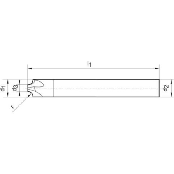 Viertelkreisfräser VHM TiALNR 2,0mm-Beschreibung lesen