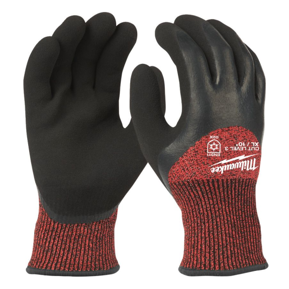 Guantes de invierno anticorte con protección térmica Nivel 3 - Winter Gloves Cut Level 3 -XL/10 -1pc-Leer más