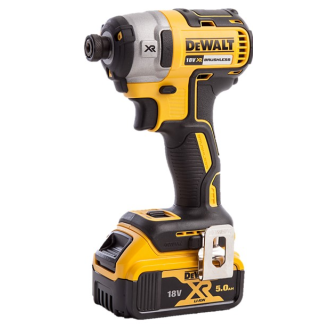 Visseuse à chocs 18V XR Brushless + 2 batteries 5Ah + chargeur + coffret T-STAK  - DCF887P2-QW-Lire la description