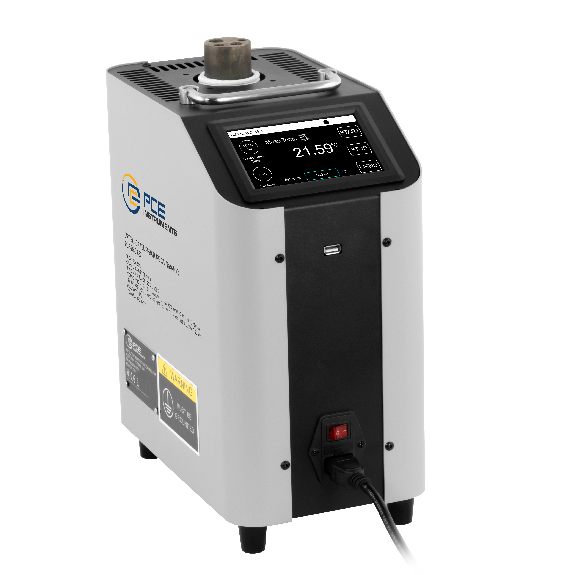 PCE Instruments Blockkalibrator PCE-DBC 650 |Temperaturbereich 300 °C  1200 °C |4 Sensoröffnungen 6  12 mm |Speicher-Beschreibung lesen