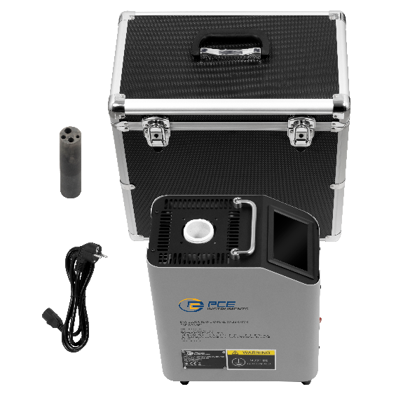 PCE Instruments Blockkalibrator PCE-DBC 650 |Temperaturbereich 300 °C  1200 °C |4 Sensoröffnungen 6  12 mm |Speicher-Beschreibung lesen
