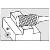 Frässtift  HM ZYAS0413 C 6mm 4x13mm
